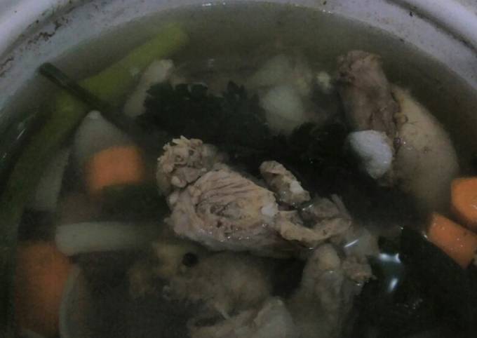 Kaldu Ayam Kampung (untuk campuran MPASi)