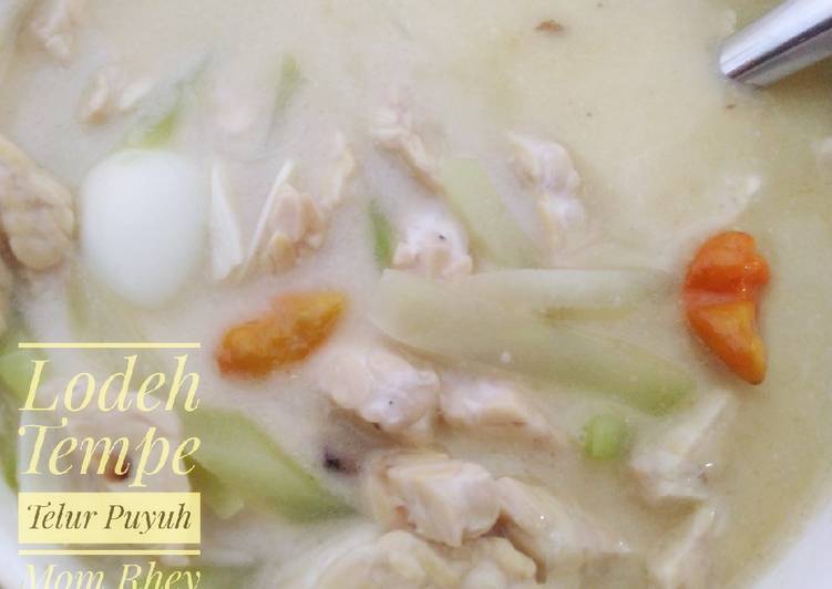 Lodeh Tempe Telur Puyuh Non MSG Super Simple