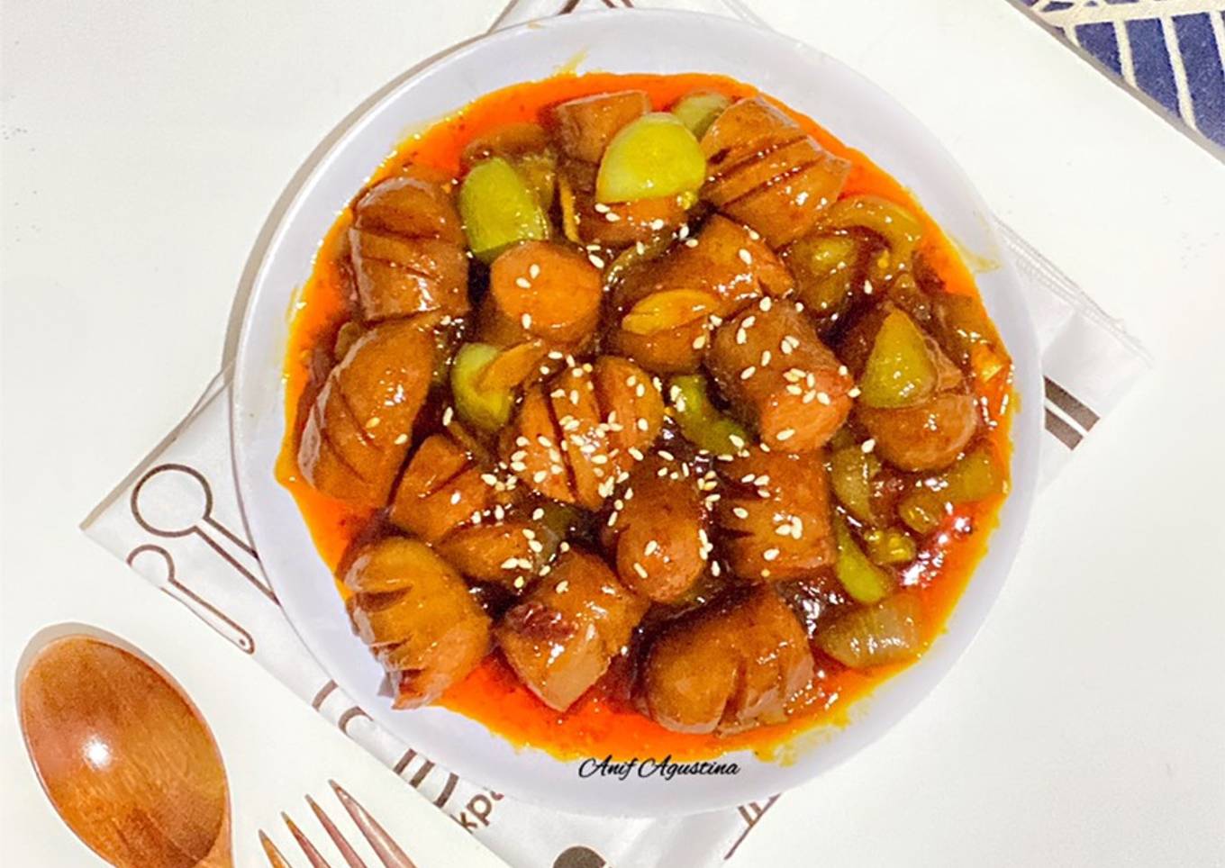 Tumis Sosis korea / Sausage Stir Fry (소시지 볶음)