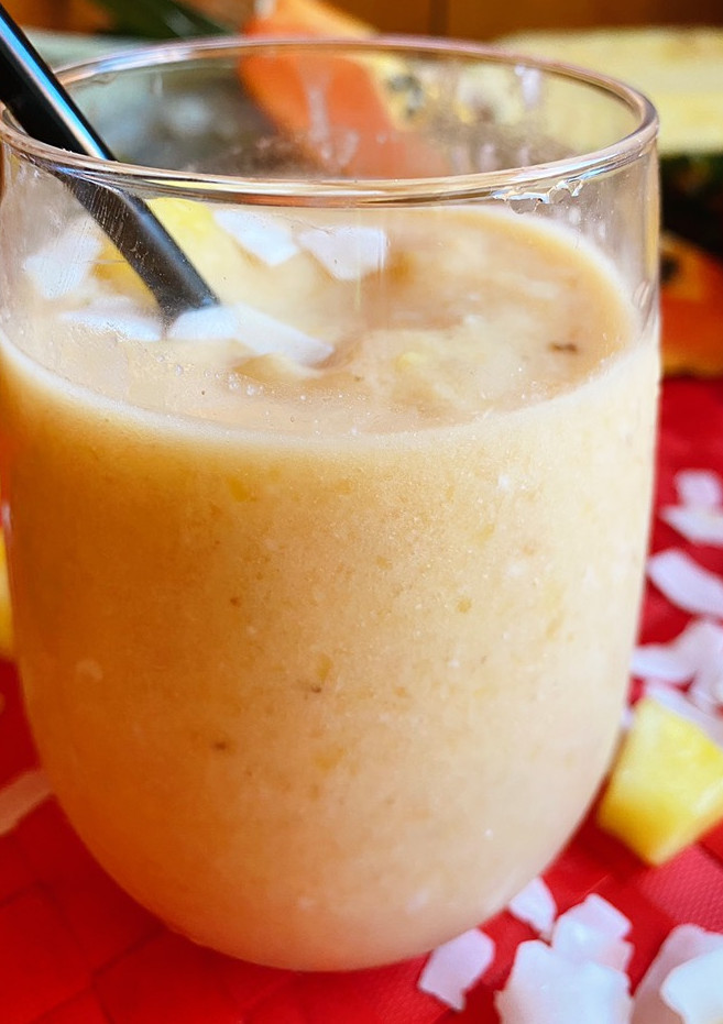 Una foto de Smoothie tropical