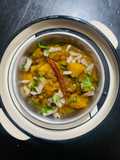 Papaya Pumpkin Lobia Sabji