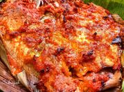 Gambar ikan kakap merah bakar