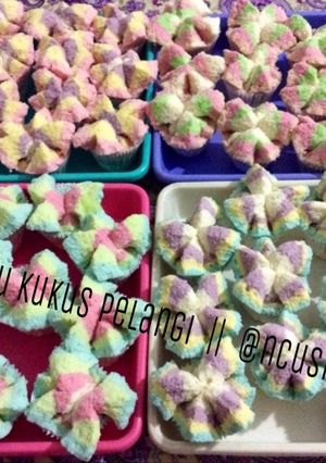 Foto resep Bolu Kukus Rainbow