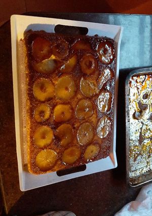 Una foto de Torta de manzana (revertida)
