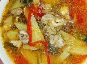 Hình của món Canh chua hàu sữa.