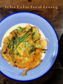 Gambar Telur Dadar Kucai Goreng