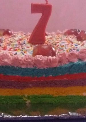 Foto resep Rainbow cake lembut