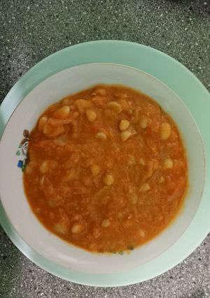 O poză a rețetei Iahnie de fasole boabe vegetariană sau de post!.