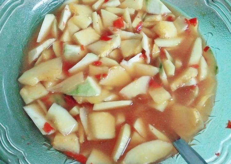 Resep Asinan pepaya simple yang Lezat Sekali