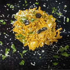 A picture of Masala pasta.