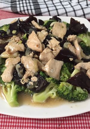 Foto resep Ayam Ca Brokoli Jamur