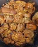 Thịt bắp giò (đùi heo) nấu giả cầy