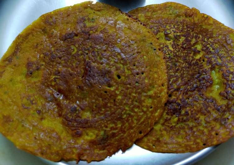 Easiest Way to Make Quick Besan Chilla (Pudla)