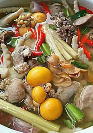 รูปของ ต้มแซ่บพวงไข่อ่อน+เครื่องใน #รักบ้านเกิด