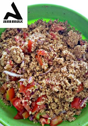 A picture of Kwadon garri da kuli.