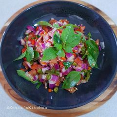 A picture of Sambal Dabu-Dabu.