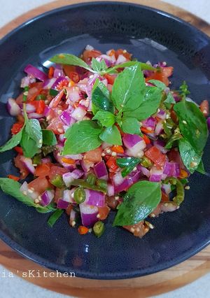 A picture of Sambal Dabu-Dabu.