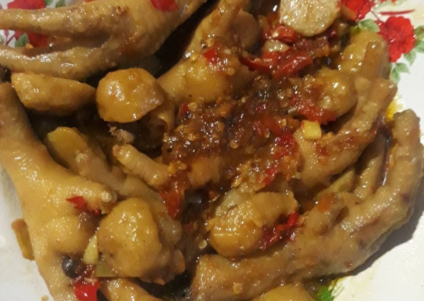 Rica rica ceker bakso pedas