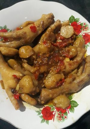 Foto resep Rica rica ceker bakso pedas