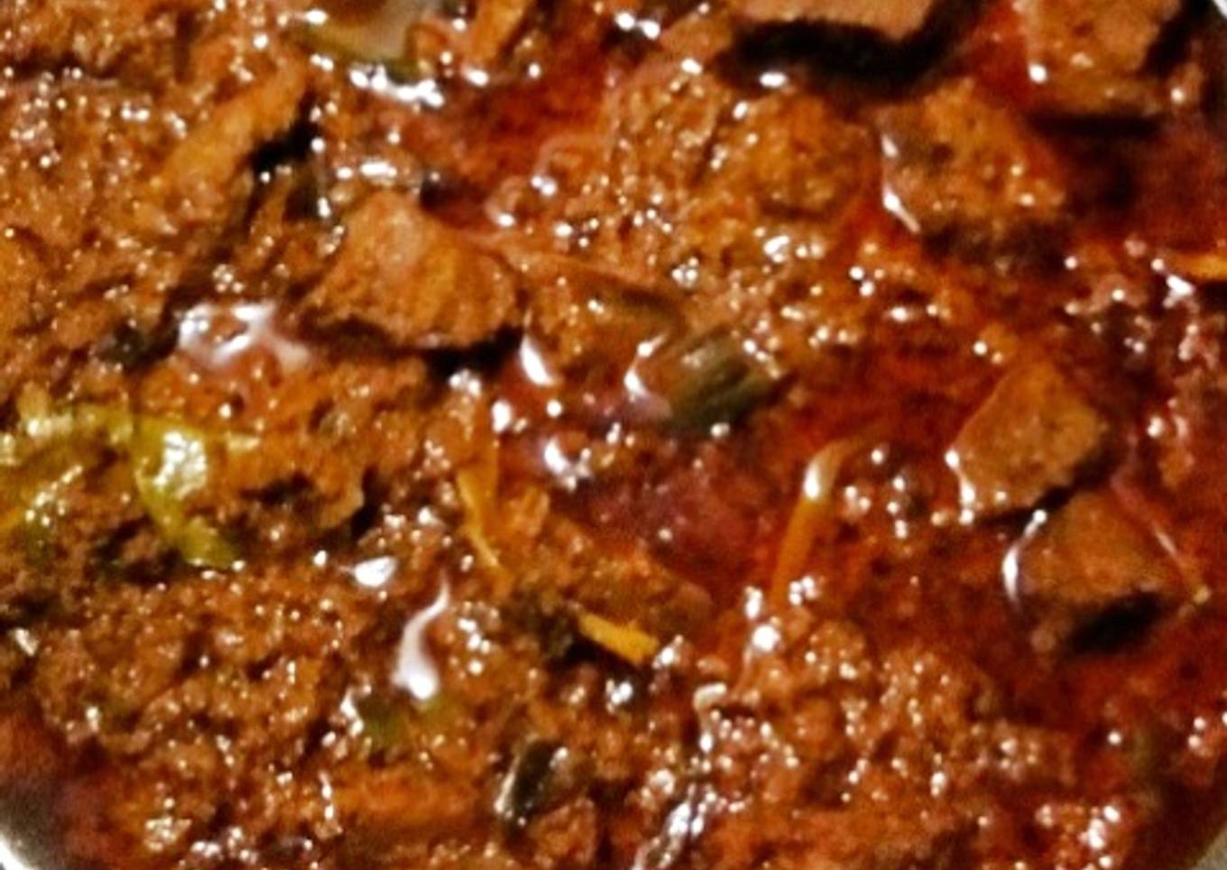 Rendang daging