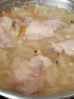Una foto de Pollo en escabeche