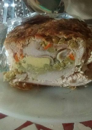 Una foto de Arrollado de pollo