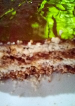 Una foto de Turrón de chocolate navideño