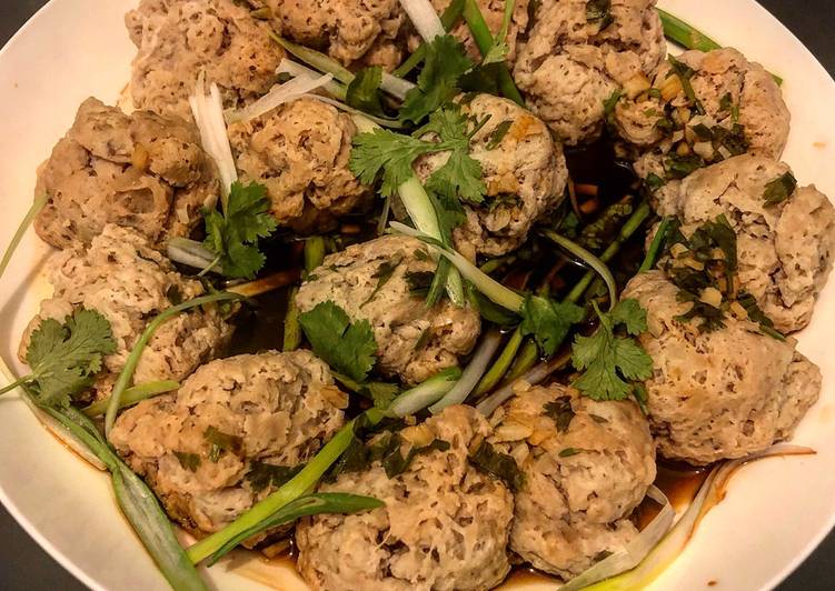 Lion’s Head Seitan Meatballs