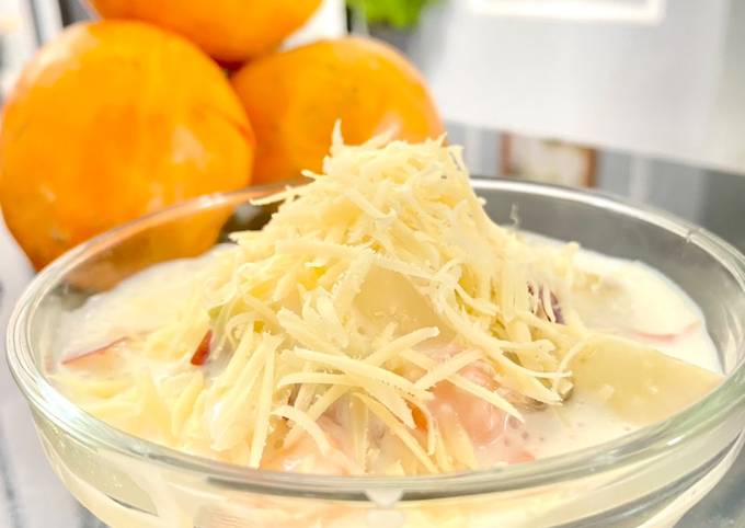 Resep Salad Buah Creamy Oleh Larasvia Cookpad