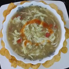A picture of Chicken Mix Vegetables Soup.
