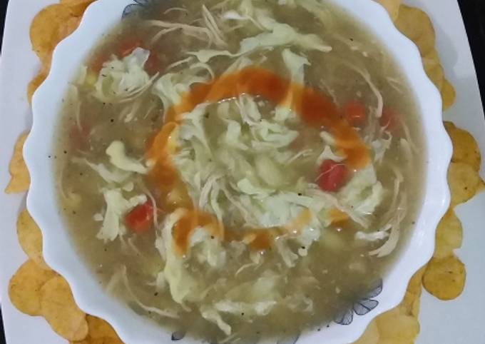 Recipe of Speedy Chicken Mix Vegetables Soup