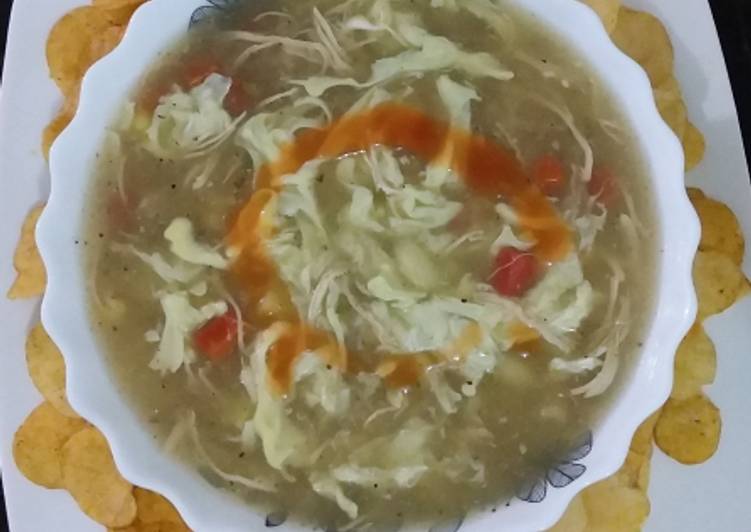 Easiest Way to Make Favorite Chicken Mix Vegetables Soup