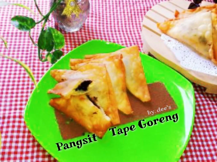 Cara Gampang Membikin Resep  154. Pangsit Tape Goreng yang Bisa Manjain Lidah, Enak Banget
