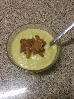 A picture of My Oh So Yummy Famous Zucchini Soup.