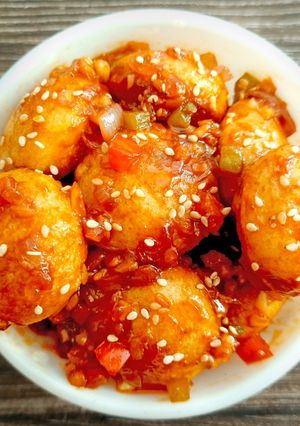 A picture of Instant Paddus in Chilli Garlic Sauce.