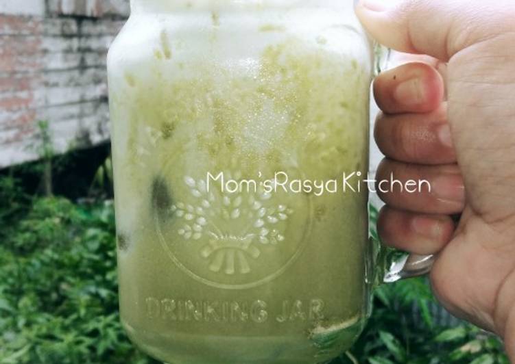 Resep Matcha latte ala cafe, Enak