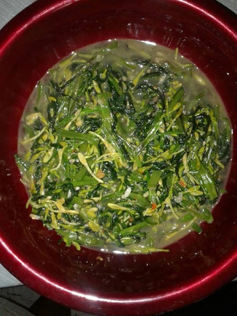 Cara Gampang Menyiapkan Resep Tumis Kangkung bunga pepaya yang Lezat Anti Ribet, Bikin Ngiler