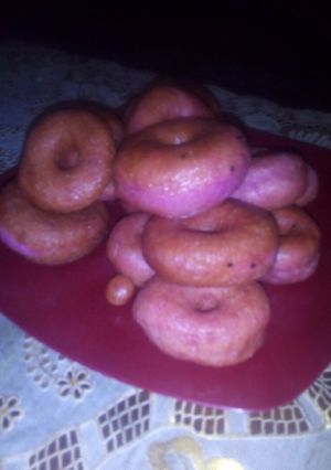 Foto resep Donat buah naga