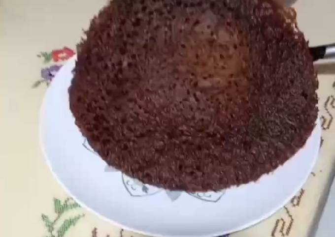 Kue sarang semut panggang teflon