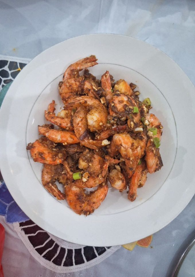 Foto resep Udang Goreng Saus Telur Asin