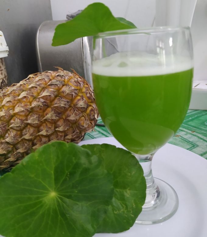 Foto resep Jus nanas pegagan