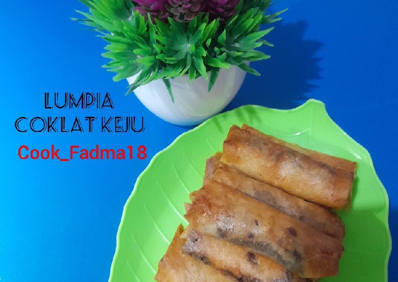 Lumpia coklat keju