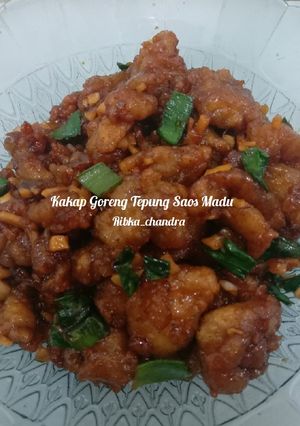 Foto resep Kakap Goreng Tepung Saos Madu