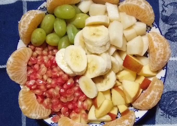 Assiette de fruits frais ❤