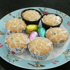 A picture of Orange and Chocolate​ Chip Cupcakes.