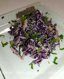Салат 🥗 із синьої капусти /Salad from blue cabbage /