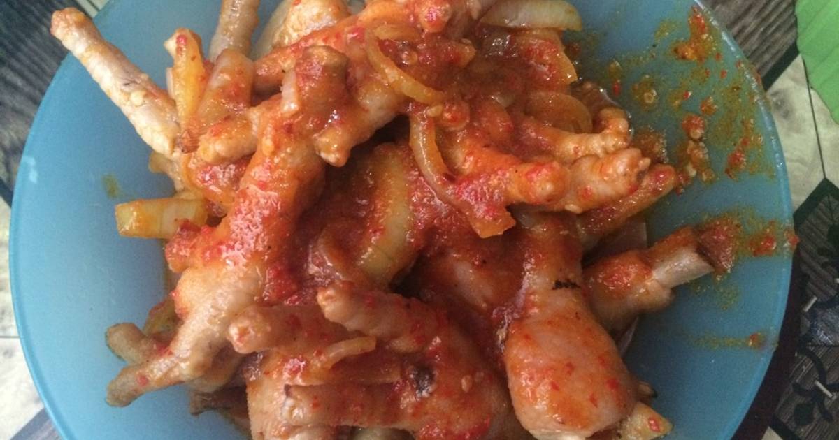 Resep Ceker pedas manis oleh Iis Kurniasih - Cookpad