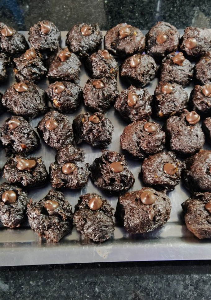 Una foto de Masitas de banana y cacao sin tacc !!!