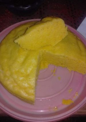 Foto resep Bolu jagung kukus sederhana
