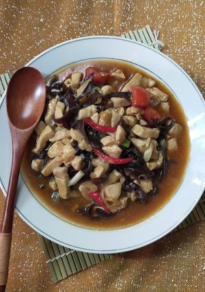Foto resep Tumis ayam jamur